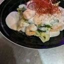 Shrimp and broccoli salad