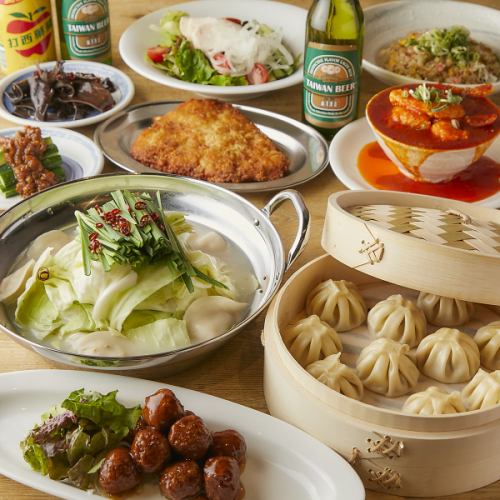 코스파◎맛◎풍부한 일품 메뉴나 연회 등에도 딱 맞는 연회 코스는 3500엔부터!송년회에도♪