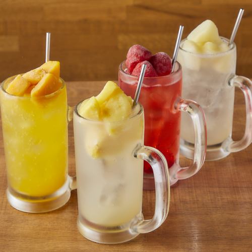 고로 고로 사워 복각! 신선한 과일 4 종을 즐길 수 있습니다 ♪