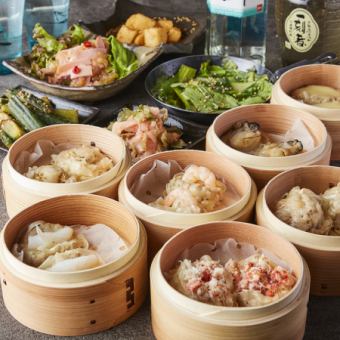 【5月6月】名物焼売×本場の火鍋　真夏の宴会コース2時間飲み放題付8品5000円
