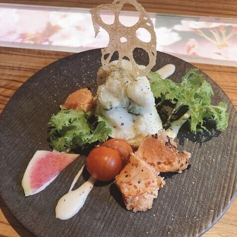 Itoshima bacon potato salad