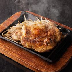 鶏モモ肉の一枚焼き