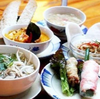【11: 30 ~ 17: 00 Limited】 All 5 Items ◆ "Lunch Course" 2500 yen * With Desert Drink Viking ♪