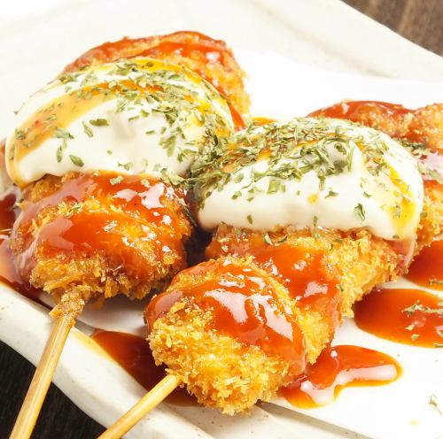 豚しそチーズ、サーモン・タルタルソースDE