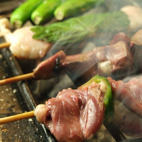 自慢の串焼き