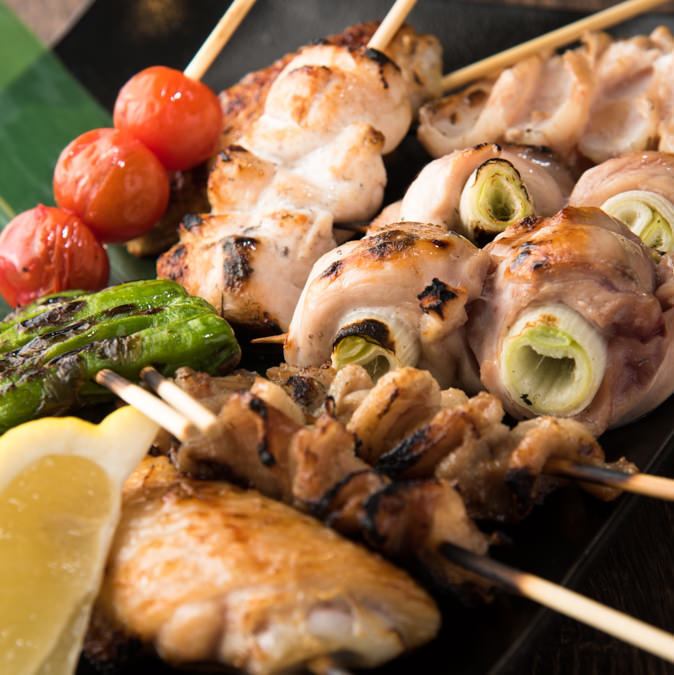 The delicious Yakitori that Torinoya Sohonten boasts is a must-try item!
