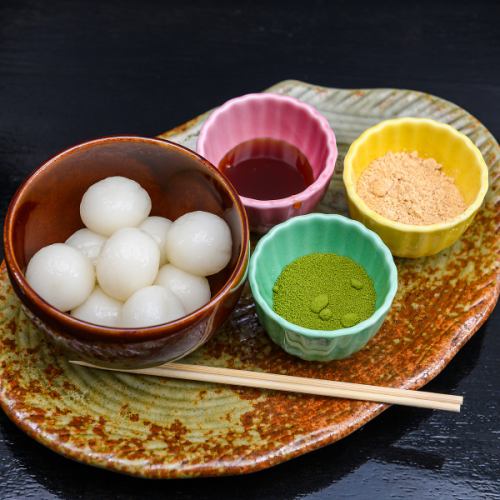 団子の三味食べ比べ