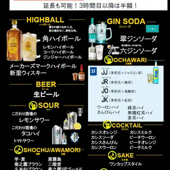 飲み放題【プレミアム】