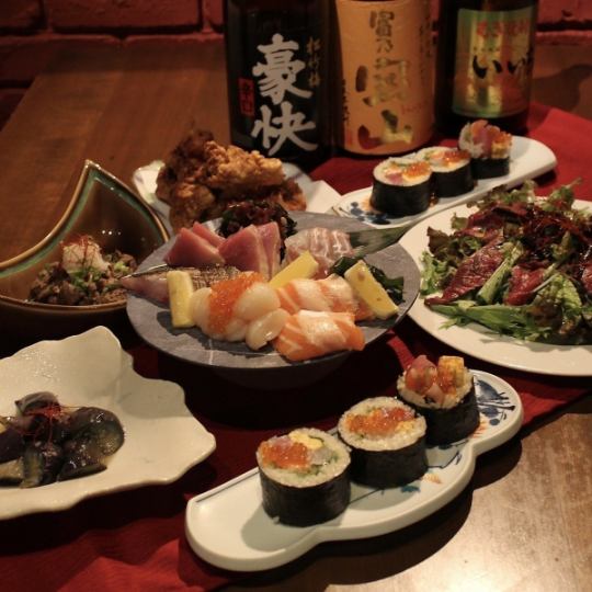 宴会人気No.1！『貴族でも談笑門コース』7品2時間飲み放題付き5500円→4500円