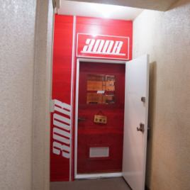 Get down to the basement and open the red door! Our shop !! Please come by all means