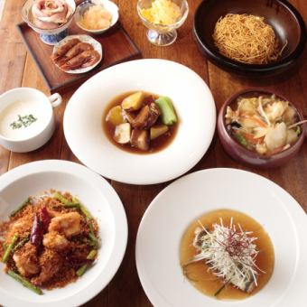 【前日予約】◎期間限定【口福コース】６０００円（7品）《飲み放題付》　