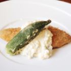 Fried salmon with homemade tartar sauce