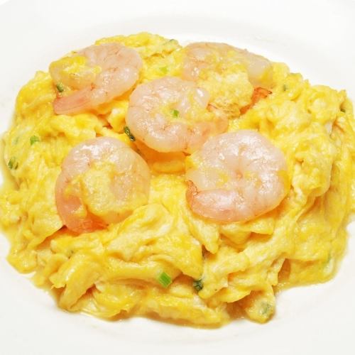 玉子とエビ炒め