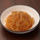 台湾風クラゲ和え/海老の天ぷら