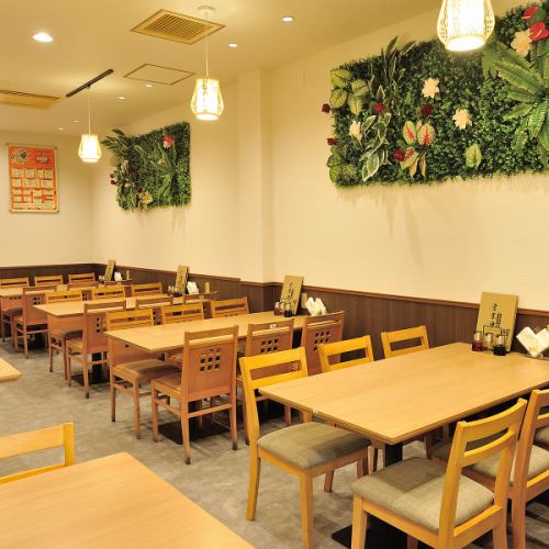 解放感のあるお洒落な店内♪