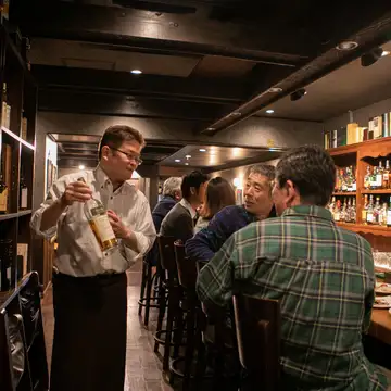 秋の夜が似合う店で、今年の宴会を