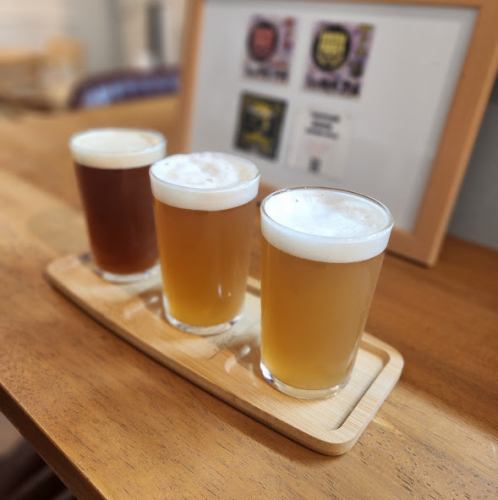 クラフトビール飲み比べ３種