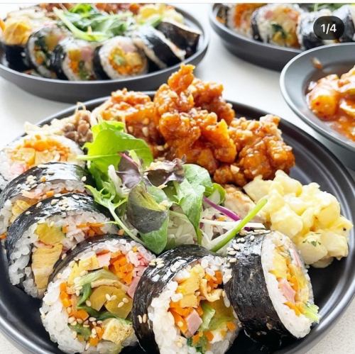 【必嘗韓國美食！ 】強烈推薦紫菜包飯和炸雞♪