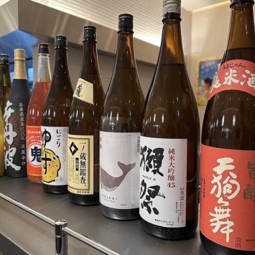 種類齊全的酒精飲料