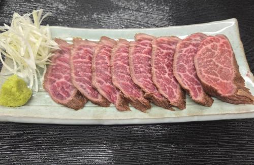 横濱ビーフレアステーキ刺身仕立て