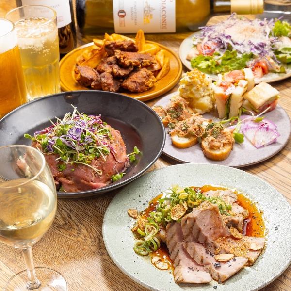 We also have a wide variety of banquet courses★From roast pork grill to our specialty roast beef bowl♪From 4,000 yen (tax included)