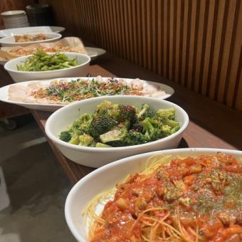 ◆ Almost all-you-can-eat buffet plan for welcoming and farewell parties ◆ 5,000 yen course with 90 minutes of all-you-can-drink (for 40 or more people)