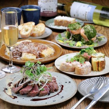 <12/20～26限定>◆乾杯スパークリング付！クリスマスコース◆特別な日を彩る全9品5000円