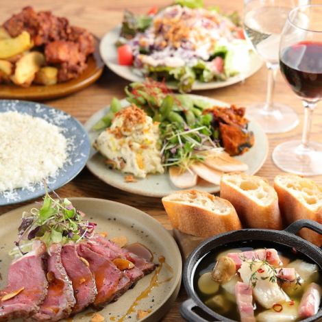 各種宴会にもピッタリ！ちょっと贅沢に♪≪120分飲み放題付≫今日は奮発しちゃおうのコース♪※店内可