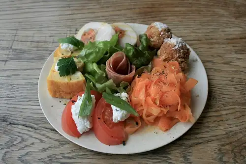 Please let me pile on as much of today's appetizer platter as you like (serves 2 or more)