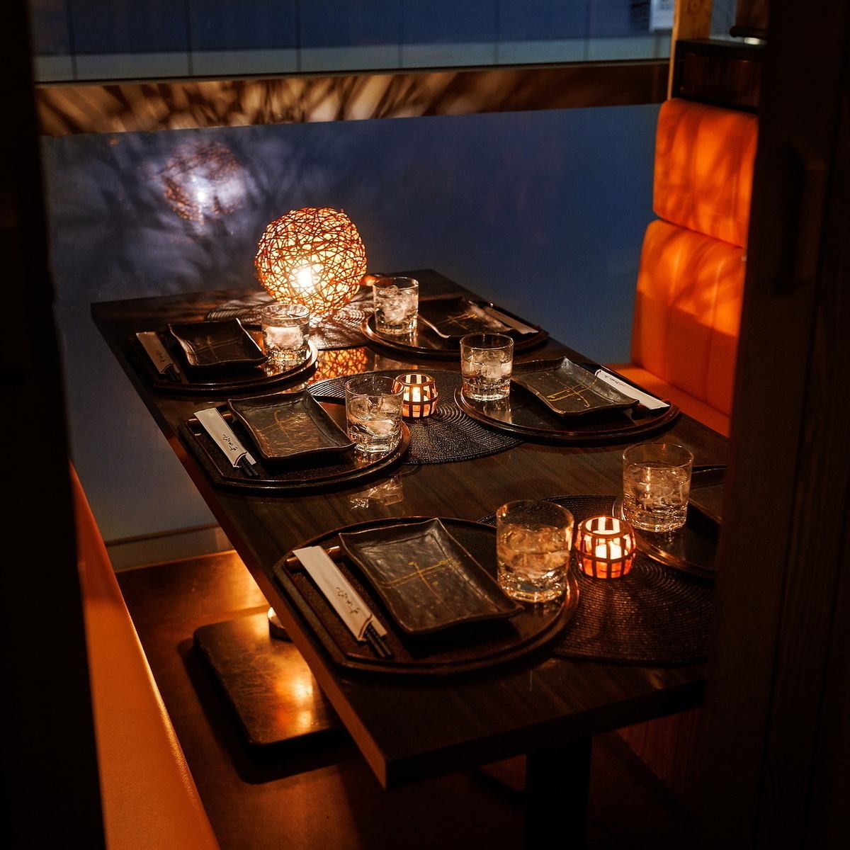 A Japanese-style private room is available from 2 people! A nice private room with a door, perfect for a date ◎