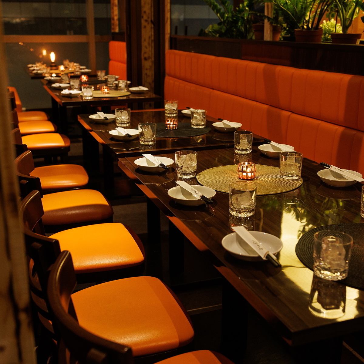 It is also possible to reserve the entire restaurant for company banquets, welcome parties, farewell parties, etc.