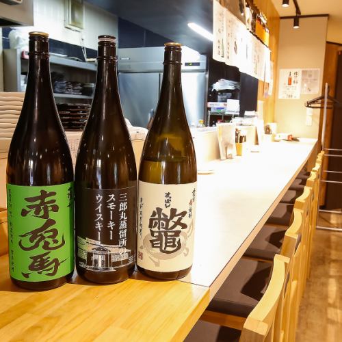 豊富なお酒をご用意！