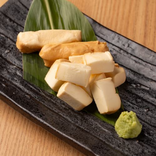 Cream cheese marinated in soy sauce