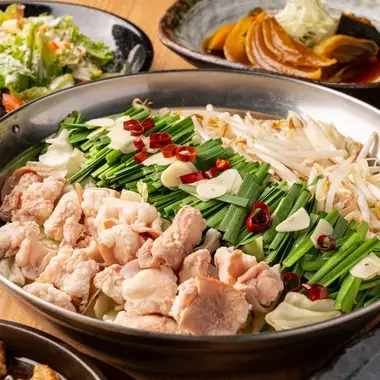 November [Mikawa Standard Course] 8 dishes with 3 hours of all-you-can-drink on weekdays / 2 hours on weekends for 4000 yen! Includes Mikawa's special plump motsunabe (offal hot pot) and more!