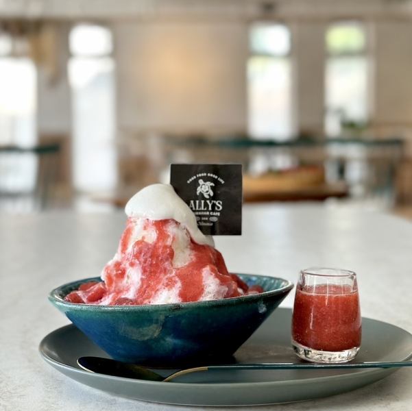 3種類の【SHAVED ICE】