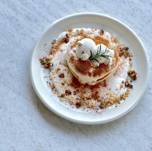 Sleepy Bear's Cinnamon Caramel Nut Pancakes (Single Item)