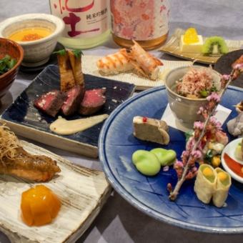 [Meals/Entertainment/Celebrations] Our top course “Blissful Sake Totari Course” includes 120 minutes of all-you-can-drink