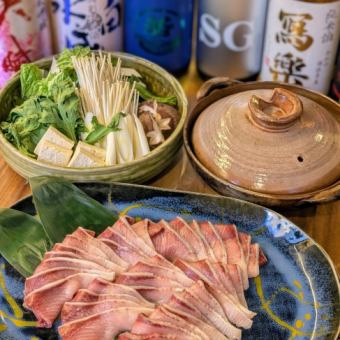 [Yellowtail Shabu Course] Shabu-shabu made with special broth and seasonal fish.Includes 90 minutes of all-you-can-drink!