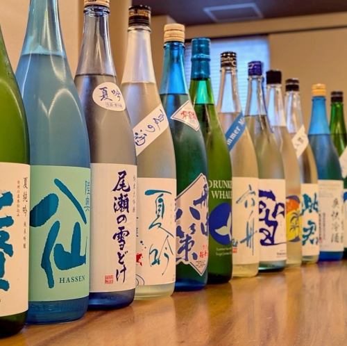 50 types of sake from 47 prefectures