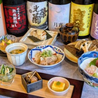 【月曜日から木曜日限定！】　当店の定番「吟醸コース」がお得に楽しめます。2時間飲放題付き！