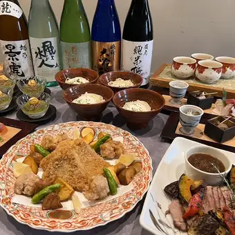 new【酒とったり宴会コース/はまポークのローストポーク等（大皿料理）が楽しめる飲み放題付き】