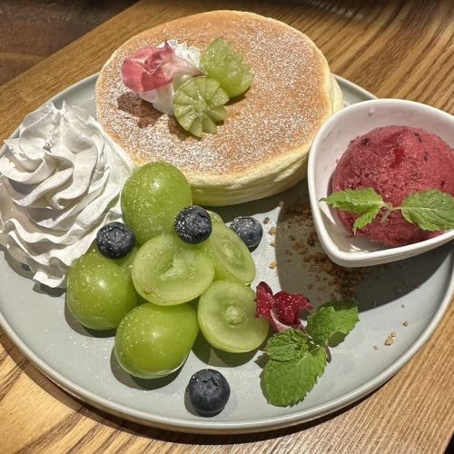 季節のパンケーキ