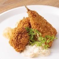 【セット】～アジフライと蟹クリームコロッケ～レモン香るタルタルソース