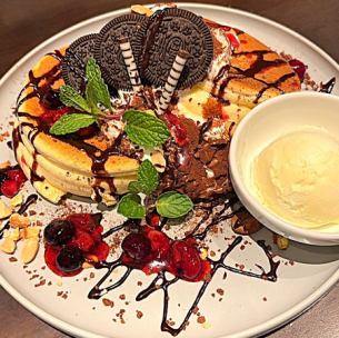 ベリーチョコオレオパンケーキ