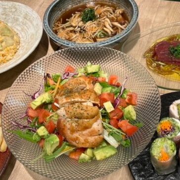 "Lettuce and Full Stomach Course" 3,500 yen <7 dishes total> 2-8 people / Dessert included ♪