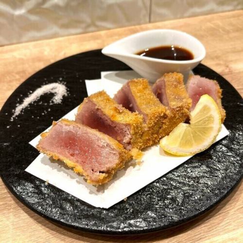 [Packed with protein! Crispy tuna cutlet] A great snack for parties♪