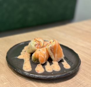 三文鱼奶酪春卷