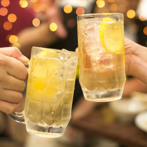 Highballs, various cocktails, and various sours are all priced at 290 yen♪Recommended for casual drinks and after-parties in Omiya◎