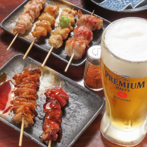 5 skewers of your choice