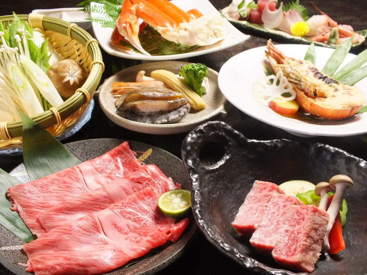 We recommend kaiseki cuisine where you can choose your favorite main dish!